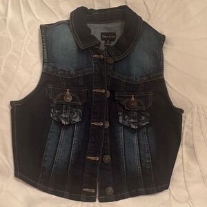 Blue Denim Vest